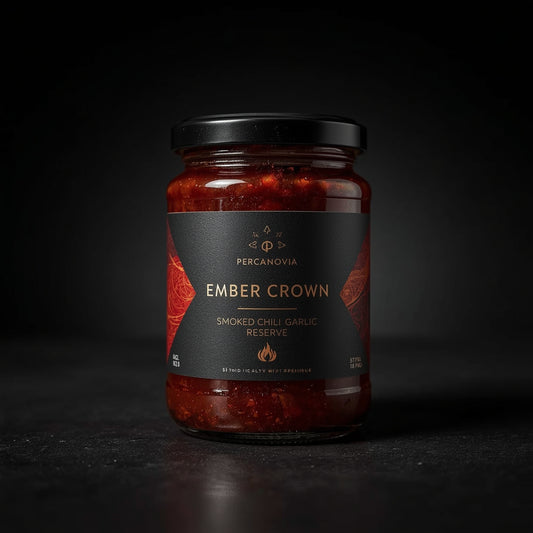 Percanovia Ember Crown – Smoked Chili Garlic Reserve