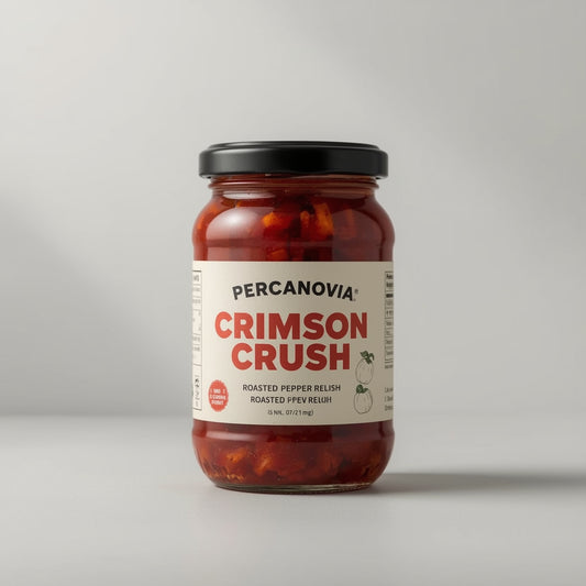 Percanovia Crimson Crush – Roasted Pepper Relish